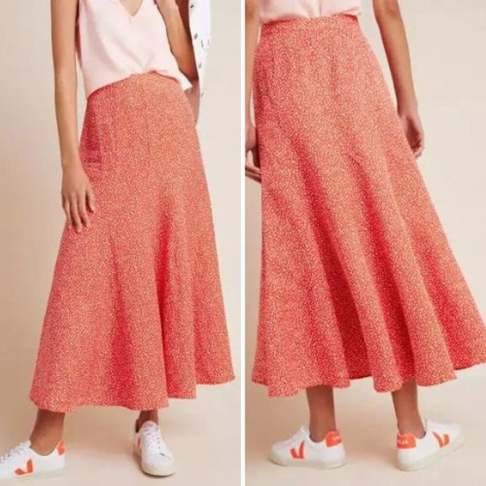 NWT Anthropologie Moglea Dappled Maxi Skirt | 12